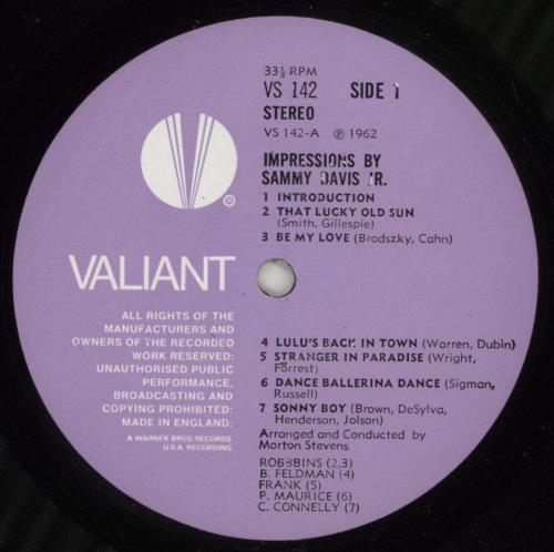 Sammy Davis Jr Impressions - Shrink vinyl LP album (LP record) UK SJ5LPIM875713