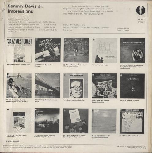 Sammy Davis Jr Impressions - Shrink vinyl LP album (LP record) UK SJ5LPIM875713
