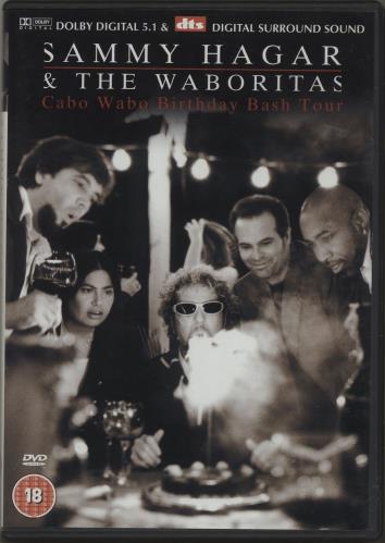Sammy Hagar Cabo Wabo Birthday Bash Tour DVD UK HGADDCA680871