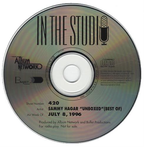 Sammy Hagar In The Studio - Unboxed CD album (CDLP) US HGACDIN119981