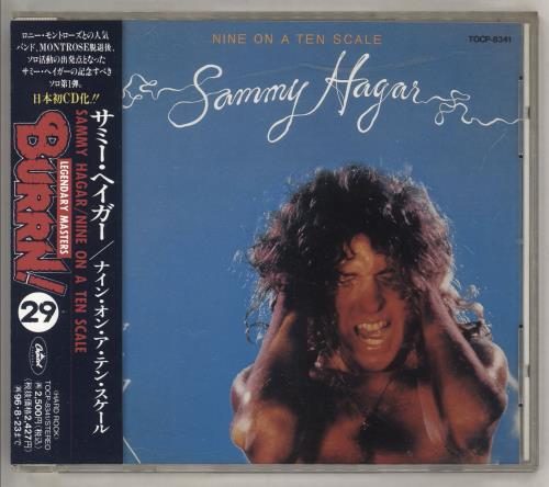 Sammy Hagar Nine On A Ten Scale CD album (CDLP) Japanese HGACDNI732014