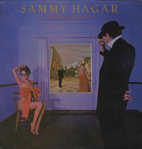 Sammy Hagar Standing Hampton vinyl LP album (LP record) UK HGALPST392295