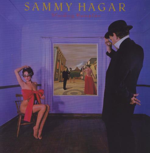 Sammy Hagar Standing Hampton vinyl LP album (LP record) German HGALPST831990