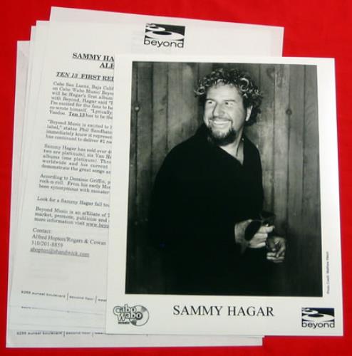 Sammy Hagar Ten 13 media press pack US HGAPPTE173927