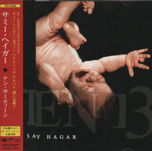 Sammy Hagar Ten 13 CD album (CDLP) Japanese HGACDTE258254