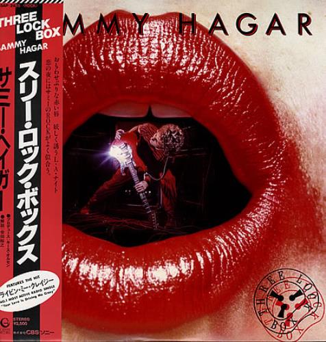Sammy Hagar Three Lock Box vinyl LP album (LP record) Japanese HGALPTH365789