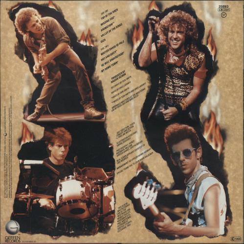 Sammy Hagar Through The Fire vinyl LP album (LP record) Dutch HGALPTH277514