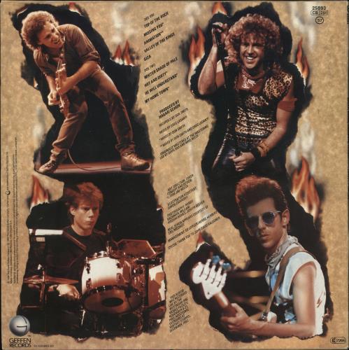 Sammy Hagar Through The Fire vinyl LP album (LP record) Dutch HGALPTH465813