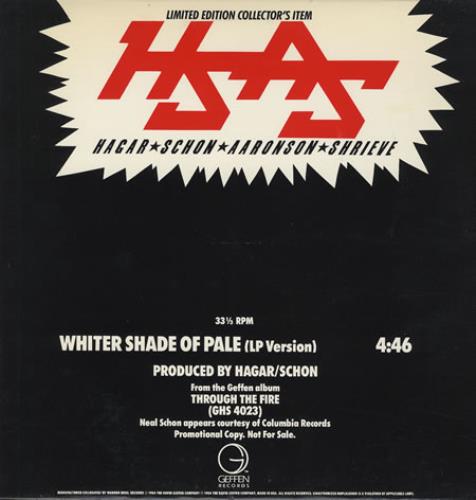 Sammy Hagar Whiter Shade Of Pale 12" vinyl single (12 inch record / Maxi-single) US HGA12WH369467