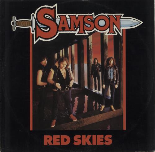 Samson Red Skies 12" vinyl single (12 inch record / Maxi-single) UK SAM12RE115456