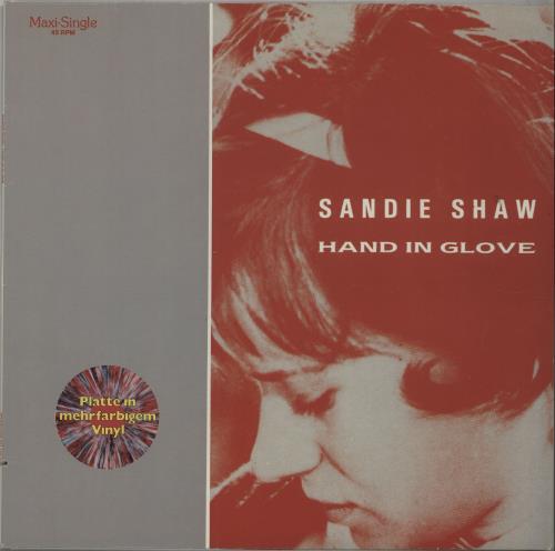 Sandie Shaw Hand In Glove - Multicoloured Vinyl 12" vinyl single (12 inch record / Maxi-single) German SDI12HA79791