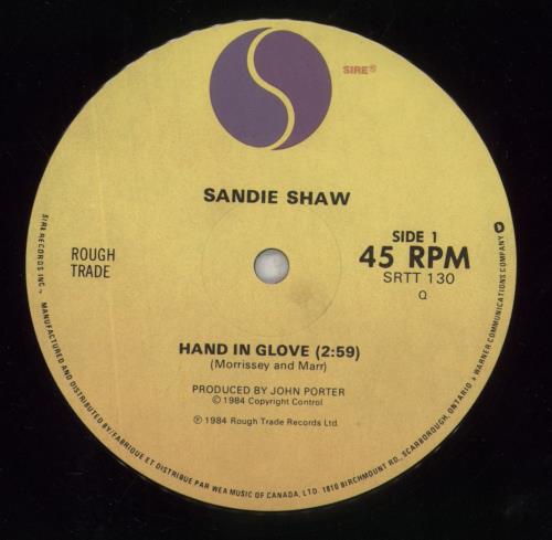 Sandie Shaw Hand In Glove 12" vinyl single (12 inch record / Maxi-single) Canadian SDI12HA194095