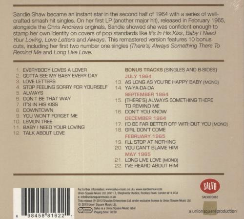 Sandie Shaw Sandie: Collector's Edition - Sealed CD album (CDLP) UK SDICDSA596118