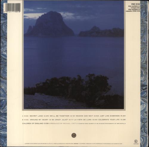 Sandra Into A Secret Land vinyl LP album (LP record) South African SANLPIN813271