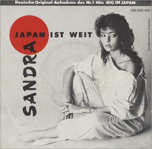 Sandra Japan Ist Weit 7" vinyl single (7 inch record / 45) German SAN07JA110350