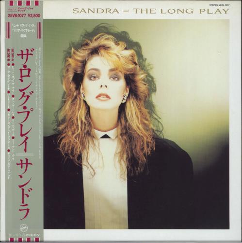 Sandra The Long Play vinyl LP album (LP record) Japanese SANLPTH220954