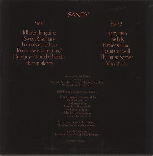 Sandy Denny Sandy - 180gm vinyl LP album (LP record) Russian SNYLPSA747865