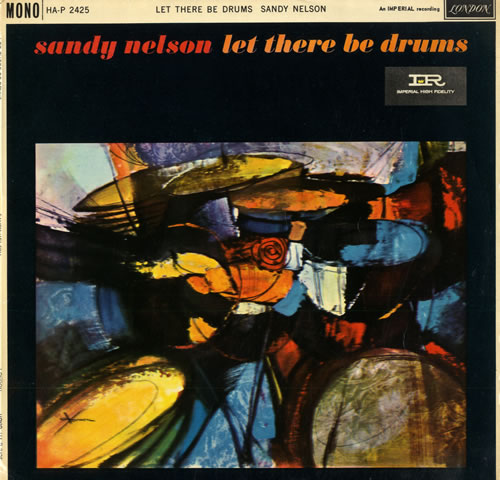Sandy Nelson Let There Be Drums vinyl LP album (LP record) UK SDNLPLE551558
