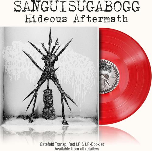 Sanguisugabogg Hideous Aftermath - Red Vinyl - Sealed vinyl LP album (LP record) UK 4H-LPHI876416