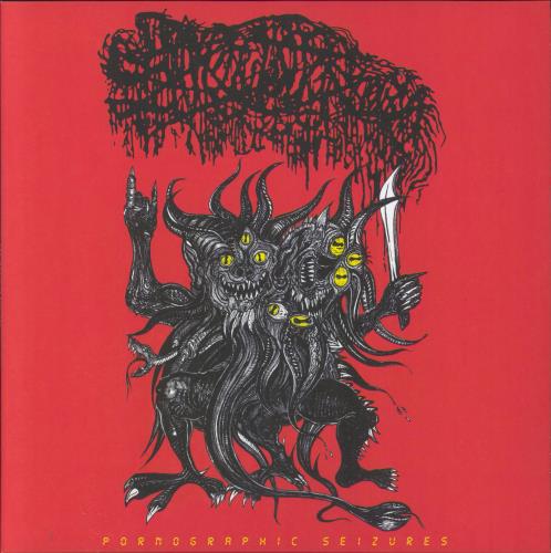 Sanguisugabogg Pornographic Seizures - Green Vinyl 12" vinyl single (12 inch record / Maxi-single) US 4H-12PO793687