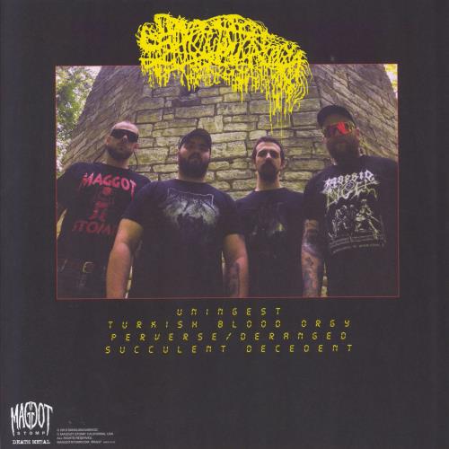 Sanguisugabogg Pornographic Seizures - Green Vinyl 12" vinyl single (12 inch record / Maxi-single) US 4H-12PO793687