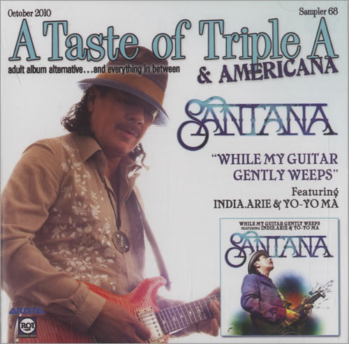 Santana A Taste Of Triple A #68 CD album (CDLP) US SNTCDAT522013