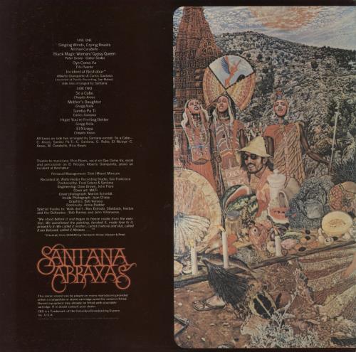 Santana Abraxas - 1st vinyl LP album (LP record) UK SNTLPAB659448