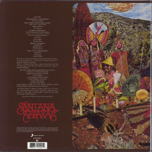Santana Abraxas-180-gram + poster vinyl LP album (LP record) UK SNTLPAB787266