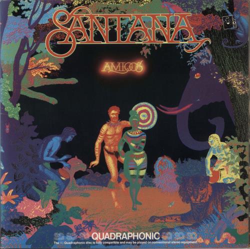 Santana Amigos - Quadraphonic vinyl LP album (LP record) Dutch SNTLPAM368045