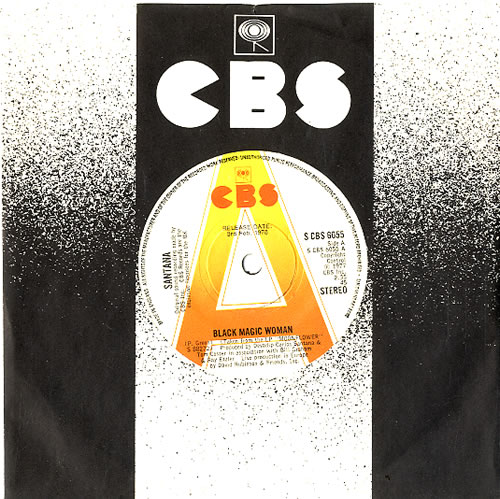 Santana Black Magic Woman 7" vinyl single (7 inch record / 45) UK SNT07BL594442