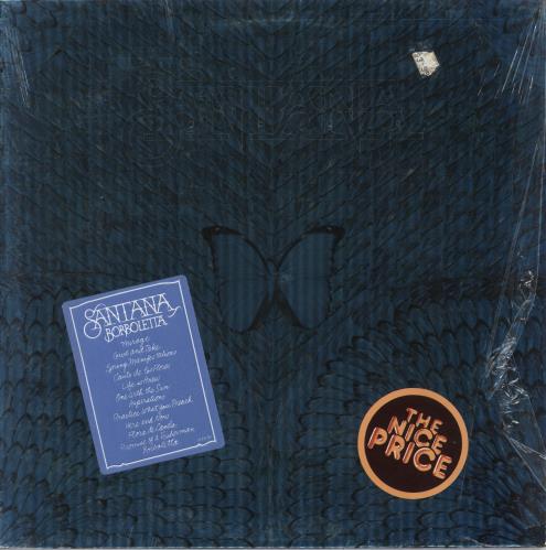 Santana Borboletta vinyl LP album (LP record) US SNTLPBO210296