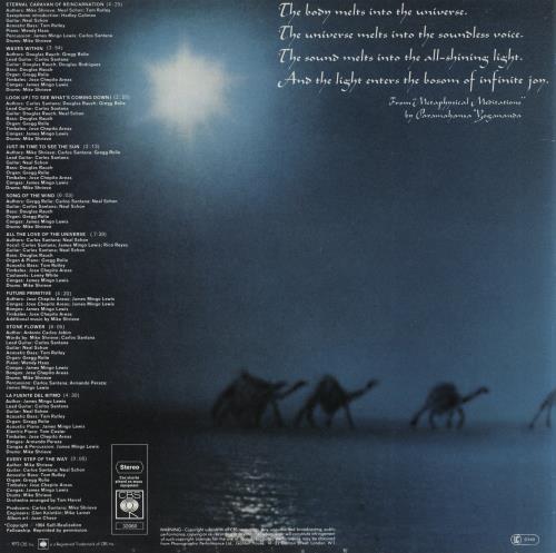 Santana Caravanserai vinyl LP album (LP record) UK SNTLPCA336657