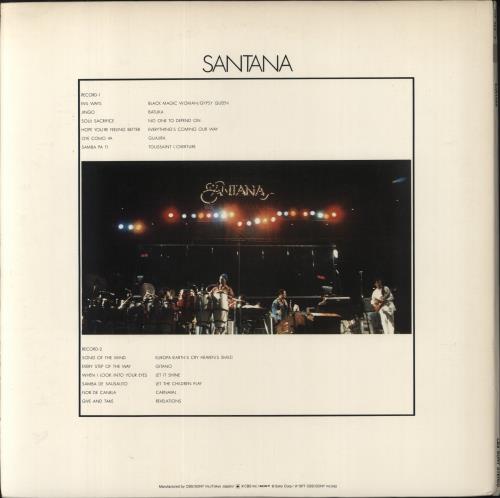 Santana Golden Grand Prix 30 2-LP vinyl record set (Double LP Album) Japanese SNT2LGO852039