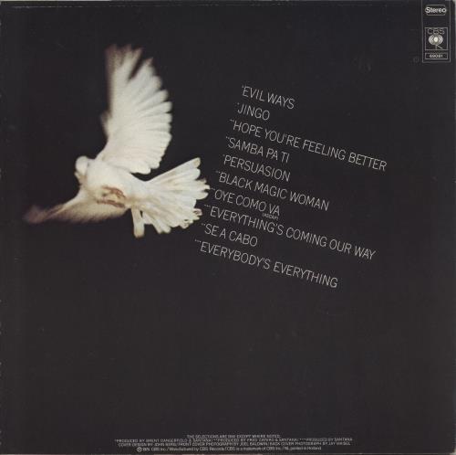 Santana Greatest Hits vinyl LP album (LP record) Dutch SNTLPGR869610