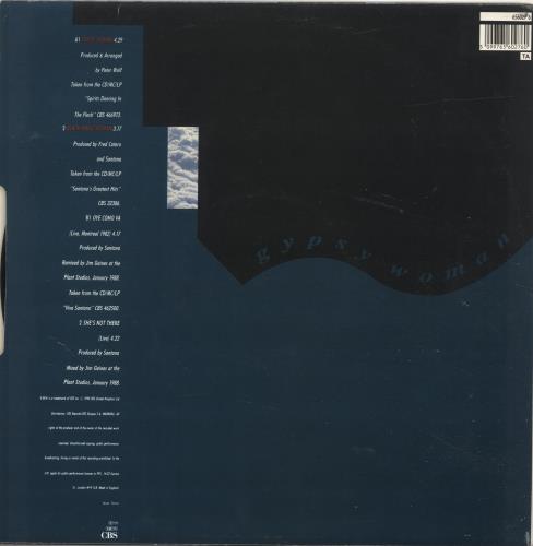 Santana Gypsy Woman 12" vinyl single (12 inch record / Maxi-single) UK SNT12GY102389