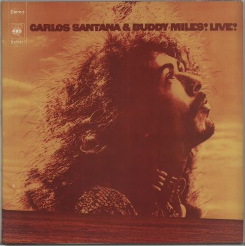 Santana Live! - 1st + insert vinyl LP album (LP record) UK SNTLPLI210105