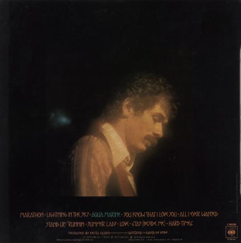 Santana Marathon vinyl LP album (LP record) UK SNTLPMA171377