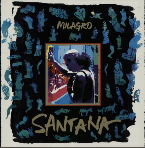 Santana Milagro vinyl LP album (LP record) Dutch SNTLPMI595633