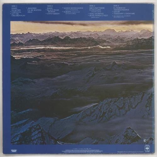 Santana Moonflower - Red Label 2-LP vinyl record set (Double LP Album) UK SNT2LMO738889