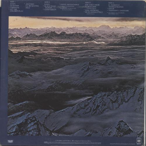 Santana Moonflower - Stickered Sleeve 2-LP vinyl record set (Double LP Album) UK SNT2LMO706409