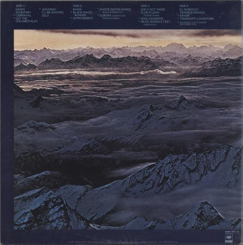 Santana Moonflower 2-LP vinyl record set (Double LP Album) Japanese SNT2LMO272255