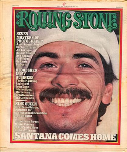 Santana Rolling Stone magazine UK SNTMARO292700