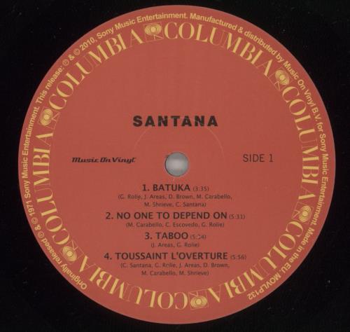 Santana Santana - 180gm 2-LP vinyl record set (Double LP Album) UK SNT2LSA800994