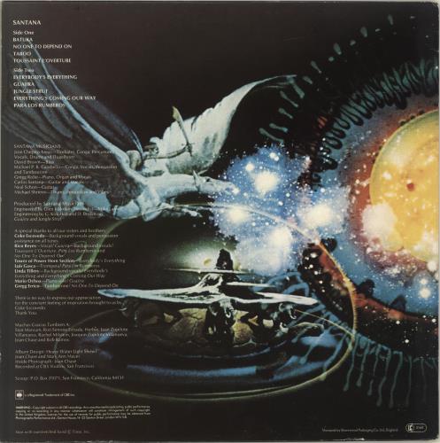 Santana Santana 3 vinyl LP album (LP record) UK SNTLPSA701750