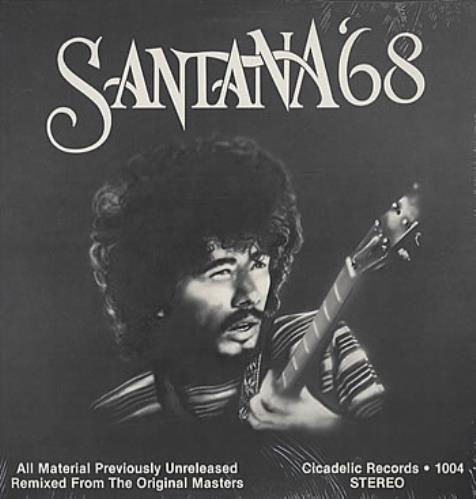 Santana Santana '68 vinyl LP album (LP record) US SNTLPSA314289
