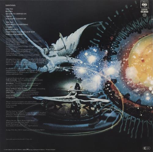 Santana Santana vinyl LP album (LP record) Dutch SNTLPSA858623