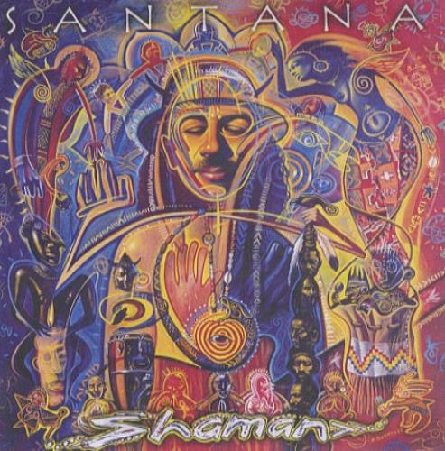 Santana Shaman CD-R acetate UK SNTCRSH226823
