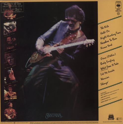 Santana Shango vinyl LP album (LP record) UK SNTLPSH314022
