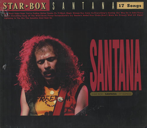 Santana Star Box + Calendar CD album (CDLP) Japanese SNTCDST457949