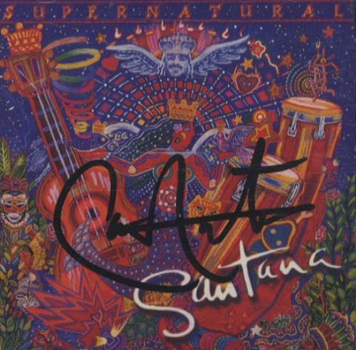 Santana Supernatural - Autographed CD album (CDLP) US SNTCDSU431275